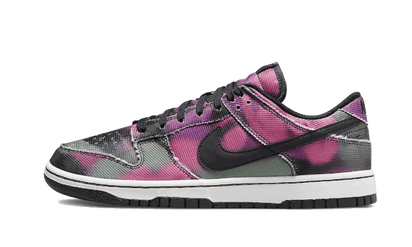 Nike Dunk Low Graffiti Pink czarny-różowy - widok główny z boku | Saturaise.com