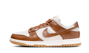 Nike Dunk Low LX Brown Ostrich biały-brązowy - widok główny z boku | Saturaise.com