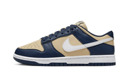 Nike Dunk Low Next Nature Midnight Navy Gold biały-granatowy - widok główny z boku | Saturaise.com
