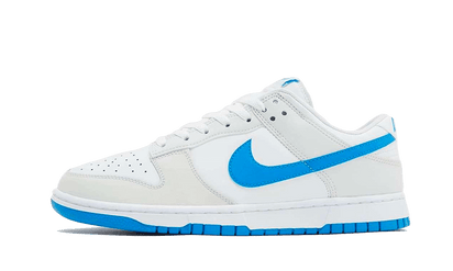 Nike Dunk Low Retro Photo Blue biały-niebieski - widok główny z boku | Saturaise.com