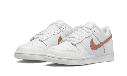 Kup oryginalne Dunk Low White Pink DH9765-100 - widok z drugiego boku - Sneakersy