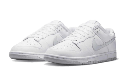 Kup oryginalne Dunk Low Retro White Pure Platinum DV0831-101 - widok z drugiego boku - Sneakersy