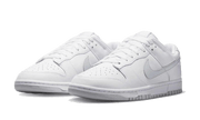 Kup oryginalne Dunk Low Retro White Pure Platinum DV0831-101 - widok z drugiego boku - Sneakersy