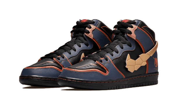 SB Dunk High RX-0 Unicorn Gundam 02 Banshee - Kup oryginalne SB Dunk High RX-0 Unicorn Gundam 02 Banshee - widok z drugiego boku - Sneakersy