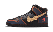 Nike SB Dunk High RX-0 Unicorn Gundam 02 Banshee czarny-pomarańczowy - widok główny z boku | Saturaise.com