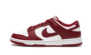 Nike Dunk Low Team Red biały-czerwony - widok główny z boku | Saturaise.com
