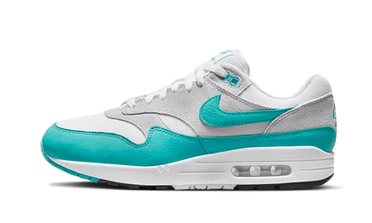 Nike Air Max 1 Clear Jade czarny-biały - widok główny z boku | Saturaise.com