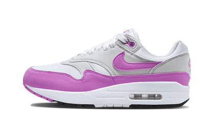 Nike Air Max 1 Fuchsia Dream czarny-biały - widok główny z boku | Saturaise.com