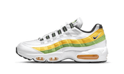 Nike Air Max 95 Essential White Green Apple Tour Yellow czarny-biały - widok główny z boku | Saturaise.com