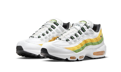 Kup oryginalne Air Max 95 Essential White Green Apple Tour Yellow DQ3429-100 - widok z drugiego boku - Sneakersy