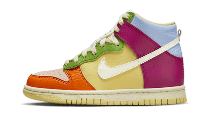 Nike Nike Dunk High Multi-Color czarno-niebieski - widok główny z boku | Saturaise.com