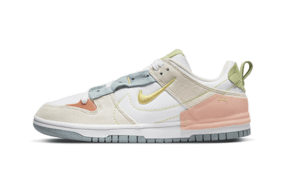 Yeezy Dunk Low Disrupt 2 Multi-Color biały-brązowy - widok główny z boku | Saturaise.com