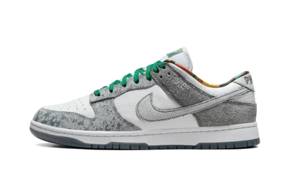 Nike Dunk Low Retro Premium Philly biały-czerwony - widok główny z boku | Saturaise.com