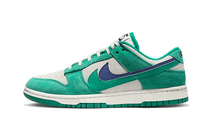 Nike Dunk Low SE 85 Neptune Green czarny-biały - widok główny z boku | Saturaise.com