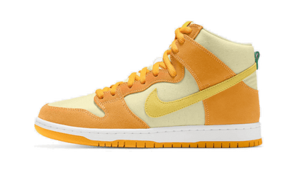 Nike SB Dunk High Pineapple biały-zielony - widok główny z boku | Saturaise.com