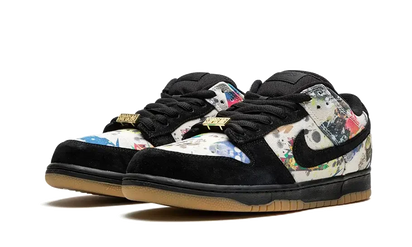 Kup oryginalne SB Dunk Low Supreme Rammellzee - widok z drugiego boku - Sneakersy