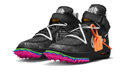 Kup oryginalne Air Force 1 Mid Off-White Clear Black DO6290-001 - widok z drugiego boku - Sneakersy