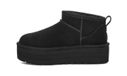 UGG UGG Classic Ultra Mini Platform Black - widok główny z boku - Streetwear