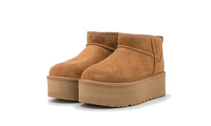 Kup oryginalne UGG Classic Ultra Mini Platform Boot Chestnut (Women's) - widok z drugiego boku - Sneakersy