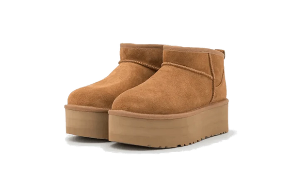 UGG Classic Ultra Mini Platform Boot Chestnut (Women's) - Kup oryginalne UGG Classic Ultra Mini Platform Boot Chestnut (Women's) - widok z drugiego boku - Sneakersy