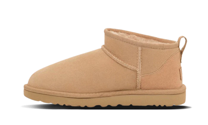 UGG UGG Classic Ultra Mini Brown Driftwood biały-brązowy - widok główny z boku | Saturaise.com