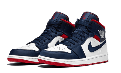 Kup oryginalne Air Jordan 1 Mid SE USA 852542-104 - widok z drugiego boku - Sneakersy