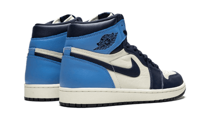 Buty Air Jordan Air Jordan 1 Retro High OG Obsidian UNC 2019 - widok z przodu - Rozmiary EU