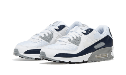 Kup oryginalne Air Max 90 White Grey Obsidan CD6864-105 - widok z drugiego boku - Sneakersy