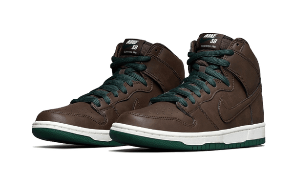 SB Dunk High Baroque Brown (2021) - Kup oryginalne SB Dunk High Baroque Brown (2021) - widok z drugiego boku - Sneakersy