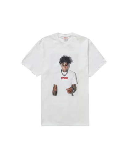 Supreme Supreme NBA Youngboy Tee White - widok główny z boku - Streetwear