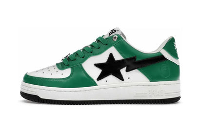 Bape A Bathing Ape Bape Sta #3 M2 White Green Black czarny-biały - widok główny z boku | Saturaise.com