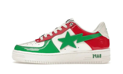 Bape A Bathing Ape Bape Sta Italy biały-czerwony - widok główny z boku | Saturaise.com