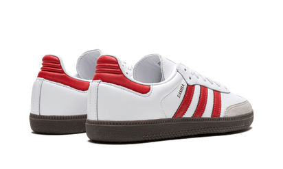 Buty Adidas Samba OG White Red - widok z przodu - Rozmiary EU
