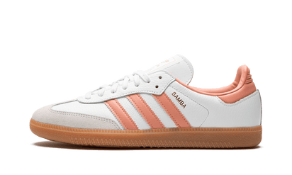 Adidas Samba OG White Wonder Clay Gum biały-czerwony - widok główny z boku | Saturaise.com