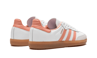 Buty Adidas Samba OG White Wonder Clay Gum - widok z przodu - Rozmiary EU