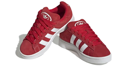 Kup oryginalne Campus 00s Better Scarlet (Kids) HQ7041 - widok z drugiego boku - Sneakersy
