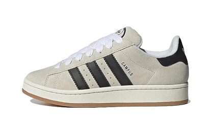 Adidas Campus 00's Crystal White Core Black czarny-biały - widok główny z boku | Saturaise.com