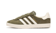 Adidas Gazelle 85 Olive Strata biały-czerwony - widok główny z boku | Saturaise.com