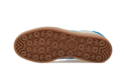 Buty Adidas Gazelle Bold Almost Blue Yellow - widok z przodu - Rozmiary EU