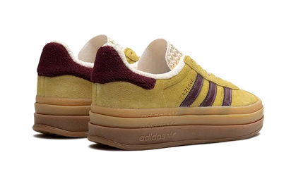 Buty Adidas Gazelle Bold Almost Yellow - widok z przodu - Rozmiary EU