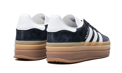 Buty Adidas Gazelle Bold Core Black Cloud White - widok z przodu - Rozmiary EU