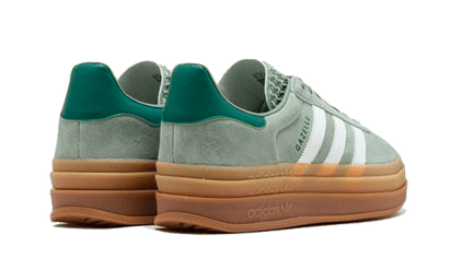 Buty Adidas Gazelle Bold Silver Green - widok z przodu - Rozmiary EU