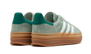 Buty Adidas Gazelle Bold Silver Green - widok z przodu - Rozmiary EU