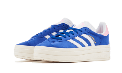 Buty Adidas Gazelle Bold True Pink Semi Lucid Blue - widok z przodu - Rozmiary EU