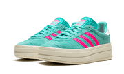 Kup oryginalne Gazelle Bold Flash Aqua Lucid Pink ID7026 - widok z drugiego boku - Sneakersy