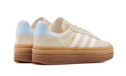 Buty Adidas Gazelle Bold Wonder White Clear Sky - widok z przodu - Rozmiary EU