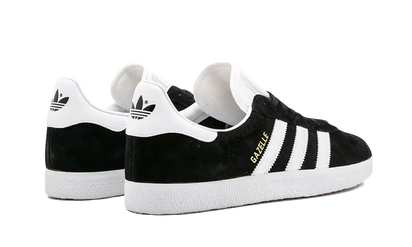 Buty Adidas Gazelle Core Black Cloud White Gold - widok z przodu - Rozmiary EU
