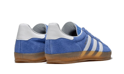 Buty Adidas Gazelle Indoor Blue Fusion - widok z przodu - Rozmiary EU