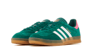Kup oryginalne Gazelle Indoor Collegiate Green Lucid Pink - widok z drugiego boku - Sneakersy