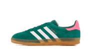 Adidas Gazelle Indoor Collegiate Green Lucid Pink biały-zielony - widok główny z boku | Saturaise.com